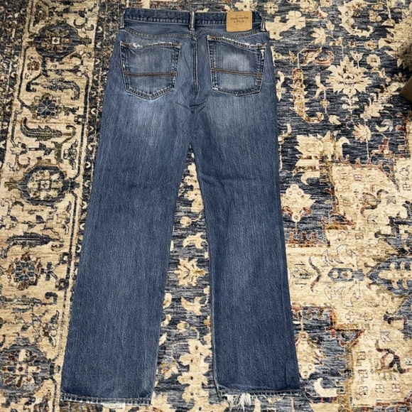 Abercrombie & Fitch the A&F Classic straight denim jean men 32x32 100% cotton - Picture 10 of 14